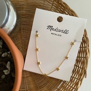 Madewell star choker necklace